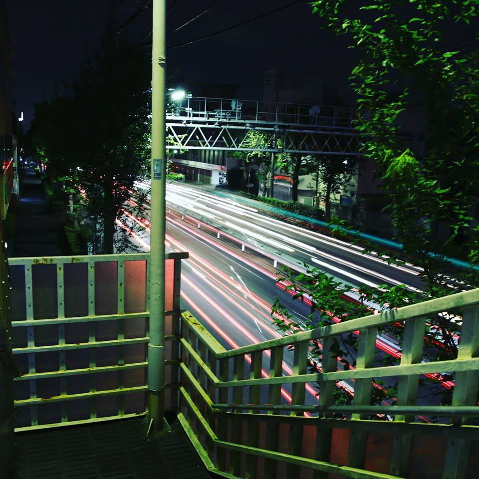 羽沢歩道橋からの風景 画像