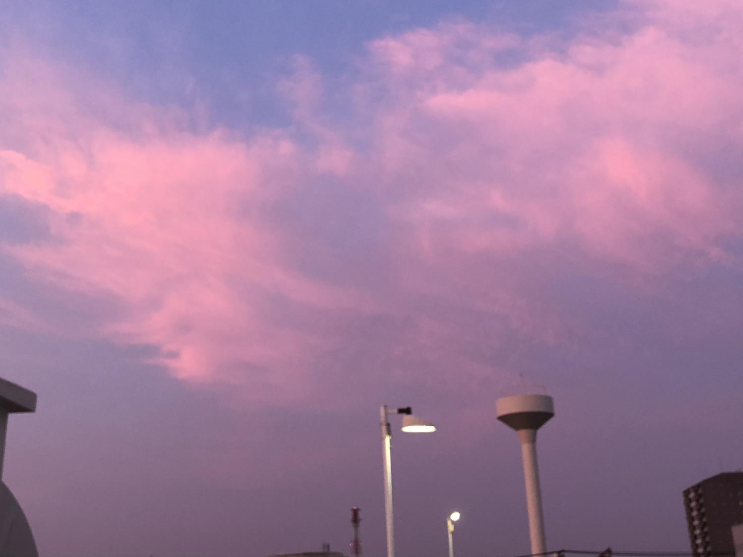 夏の夕雲 画像
