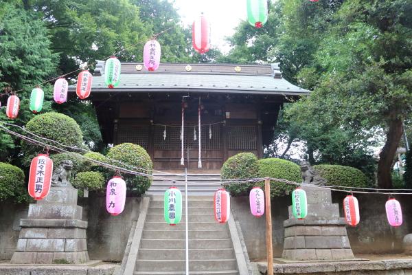11:30　次は八坂神社と中里の富士塚へ 画像