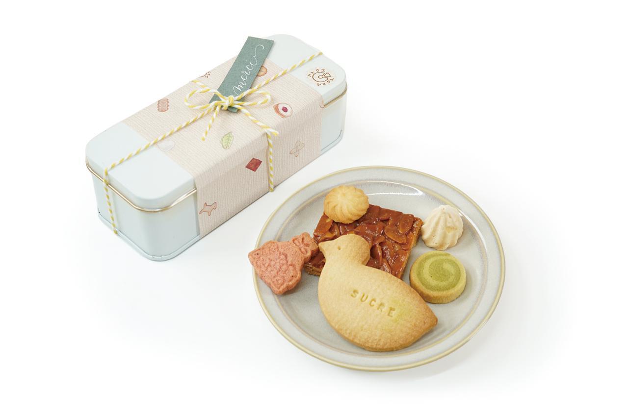 アトリエシュクレのクッキー缶